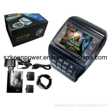 Avatar Et-1 Quadband Touch Screen Watch Mobile Phone